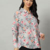 Western Floral Shirt for Women