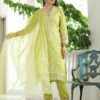 Straight Fit Kurti Set- Festive Wear