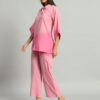 Pink Cotton Ombre Co-Ord Set