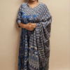 🦋 Grace in Every Step – New Blue Anarkali Set 🦋
